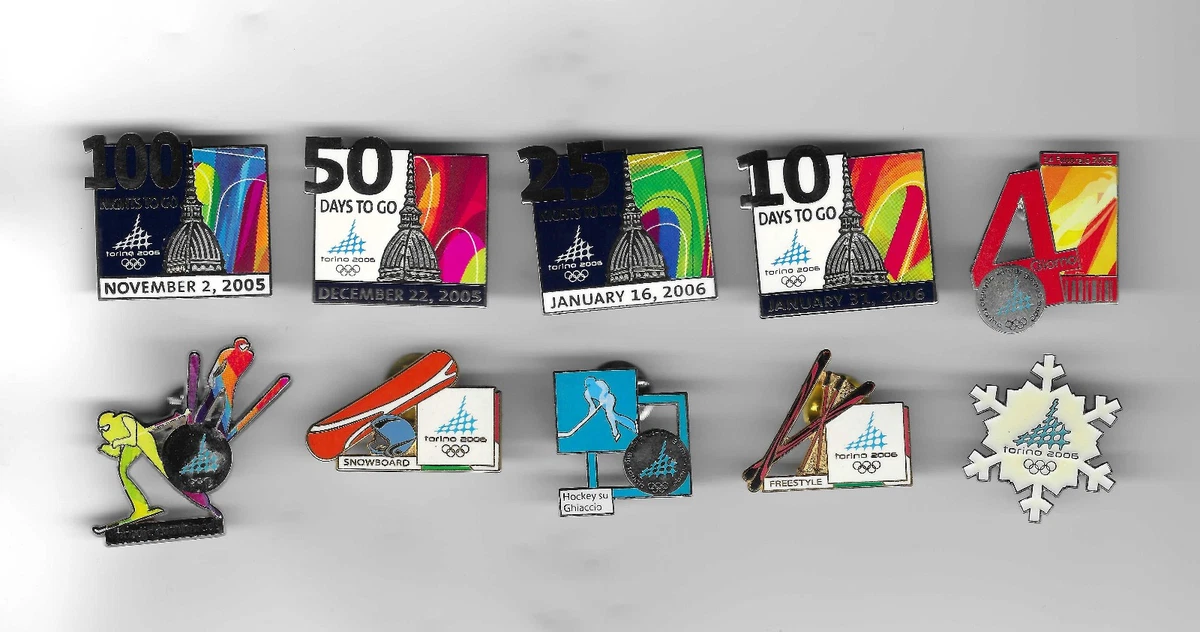 Turin 2006 Event Olympics Fan Pin, Buttons | Updated Sep 2026