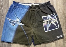 Vintage 90s Star Trek All Over Print Boxer Sh...