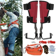 Safety Tree Climbing Spike Set 2 Gear Survival Hunting Tool With Safety Belt UK
