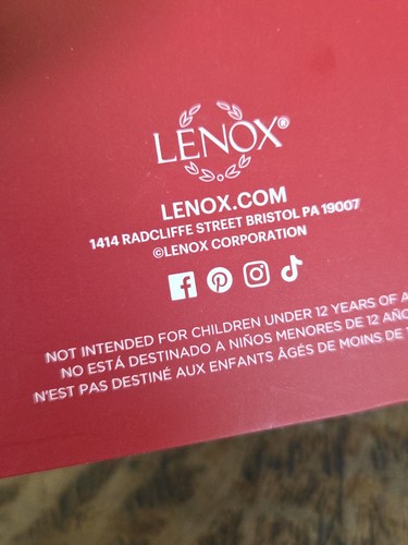 NIB Lenox 2024 Baby's First Christmas Rattle NEW - Picture 6 of 7