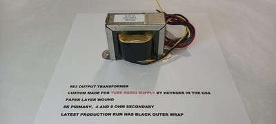  5E3 TWEED DELUXE OUTPUT TRANSFORMER, PAPER LAYER Custom Made in USA BY HEYBOER