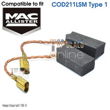 Carbon Brushes for Macallister COD211LSM Mitre Saw 210mm 1400w TYPE 1