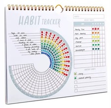 Habit Tracker Calendar 2026 Motivational Journal Inspirational Goal Pl