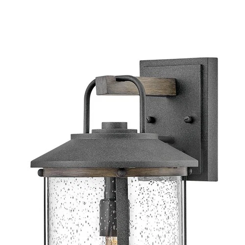 Hinkley Lighting 2684 Lakehouse 17" Tall Open Air Outdoor Wall - Aged Zinc / - Picture 4 of 5