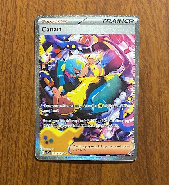 Canari 291/217 Ascended Heroes Holo Pokemon TCG Special Illustration Rare