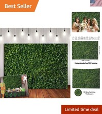 7x5FT Lifelike Spring Green Leaves Photography Backdrop for Weddings  Parties