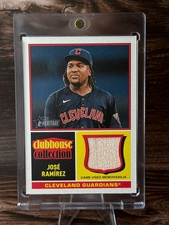 2025 Topps Heritage Clubhouse Collection Relic Jose Ramirez CCR-JRA Guardians