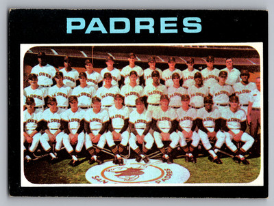 1971 TOPPS #482 SAN DIEGO PADRES TEAM CARD