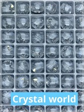 1188Pcs 16mm 3 Holes Clear Crystal Glass Octagon Bead Prisms Chandelier Parts
