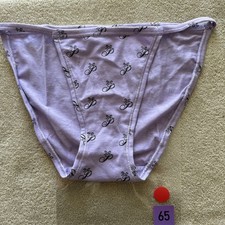 Pink By Victoria  s Secret, Extra Small Purple, Cotton String Bikini Panties