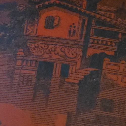 RARO piatto smerlato anni 1830 William Adams rosso chinoiserie transferware 31x26 cm - Foto 16 di 22