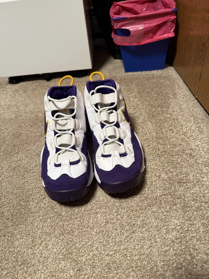 Size 9 - Nike Air Max Uptempo Los Angeles Lakers - Image 2 of 4