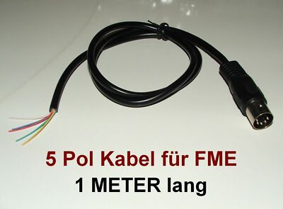 DIN Stecker mit Kabel für Swissphone Quattrino Quattro XL, XL+ FME DME Motorola