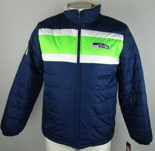 Seattle Seahawks NFL G-III Men's Puffer Sherpa Jacket