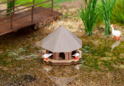 FALLER 180308 Duck house 1:87 H0 Gauge # NEW in OVP #