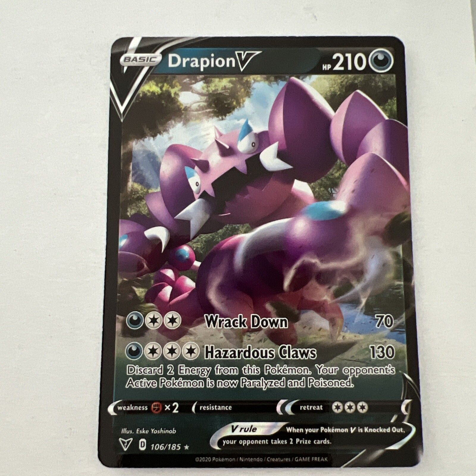 Drapion V 106/185, Vivid Voltage, Pokemon, NM