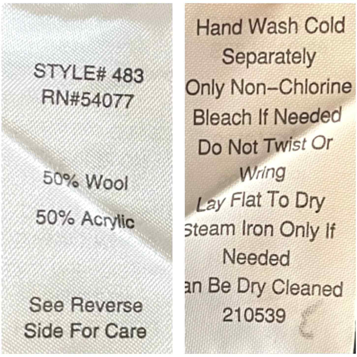 Cabi Black White Wool Patchwork Circle Cardigan S… - image 5