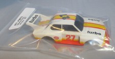AFX TOMY 27 WHITE/YELLOW/ORANGE BEAMER HO SLOT CAR BODY ONLY