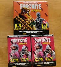 Panini Fortnite Series 3 BUNDLE, SEALED 1 Mega Box + 2 Blaster Boxes