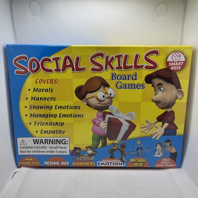 Life Social Skills Boxed 6 Board Games By Smart Kids New Therapy Homeschool New