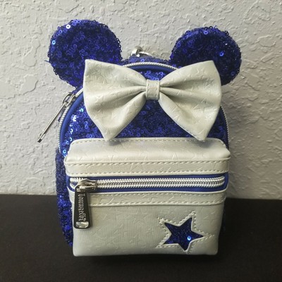 Make a wish loungefly Disney Parks Make a Wish Blue Sequins Loungefly Mini  main image 3