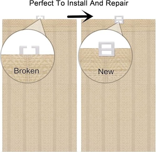 Vertical Blind Top Hangers 89mm / 3.5" & 127mm / 5" Blind Spares High Quality - Picture 7 of 8