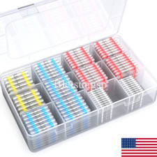 1000PCS Solder Seal Sleeve Heat Shrink Butt Wire Connectors Terminals Waterproof