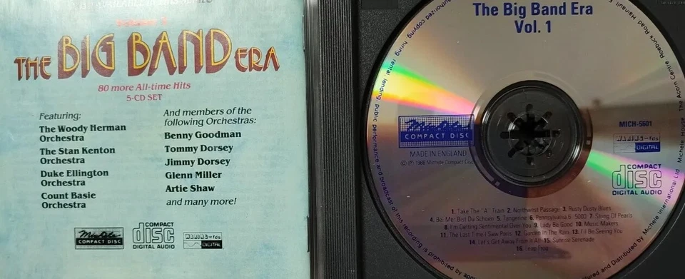Various-The Big Band Era Volume 1 CD Box Set.1988 Michele CDB 104.Mel Torme+ - Image 3 of 4