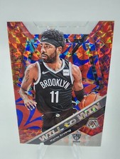 2019-20 Panini Mosaic - Will to Win Mosaic Reactive Blue #3 Kyrie Irving /99