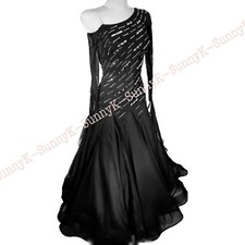 jz Handmade Women Samba Ballroom Swing Salsa Rumba Latin Dance Dress RHYTHM