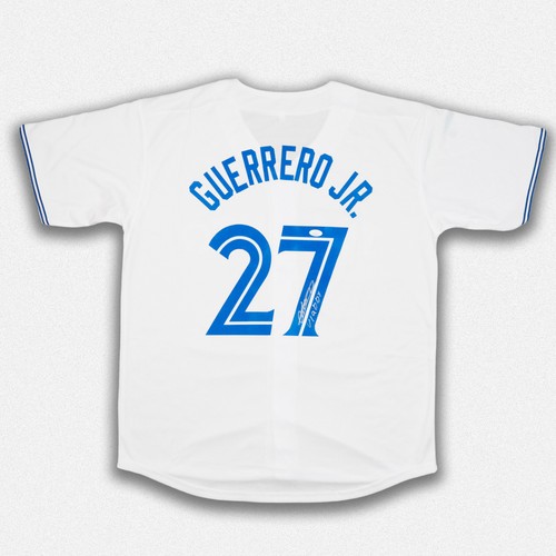 Vladimir Guerrero Jr. Blue Jays Signed "Vladdy" White Pro Style Jersey JSA