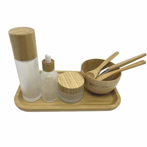 DIY Gesichtsmaske Set – 5-teiliges Kit Mit Schale, Pinsel & Messlöffel Für Hautpflege Zu Hause