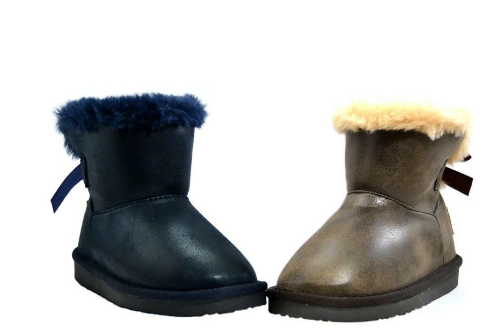 Bota de niña Australianas Conguitos azul / marrón