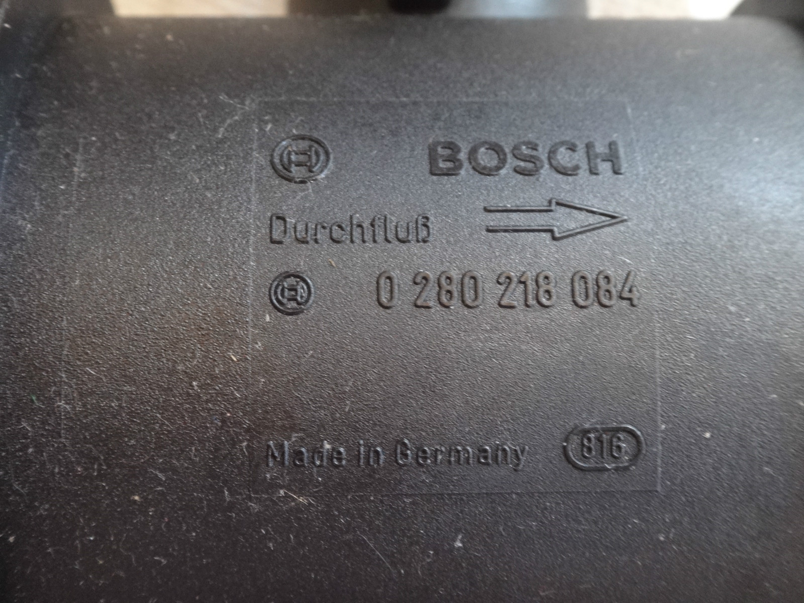 FERRARI 599 COUPE  OEM ORIGINAL MASS AIR FLOW SENSOR   BOSCH 000 18 0045 