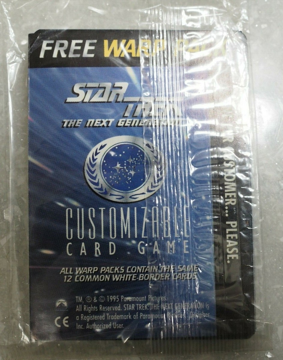 star trek the next generation customizable card game limited edition Amazon.com: Star Trek: The Next Generation Premiere Starter Deck (60 cards)  (Random) : Toys & Games