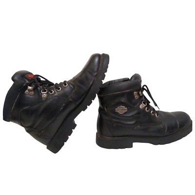 Harley-Davidson Black Faux Leather Boots Harley-Davidson® Women main image 2