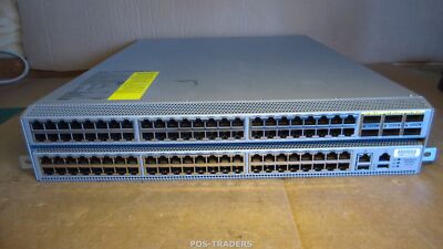 Cisco N9K-C93120TX V02 Nexus 9300 Switch 96x 1/10G-T + 6x 40G QSFP Port 2x 1200W