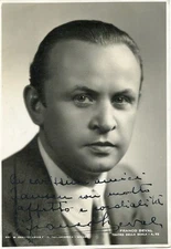 VINTAGE PHOTOGRAPH FRANCO BEVAL TENOR LA SCALA AUTOGRAPH PHOTO CRIMELLA 1940