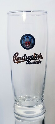 Komplette Packung mit 24 x Budweiser Budvar 20oz Pint Brille brandneu Original