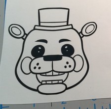 FREE SHIPPING  Five Nights At Freddy's Vinyl Decal Sticker Toy Freddy