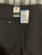 Haggar Dress Pants 32x32 Black Brand New