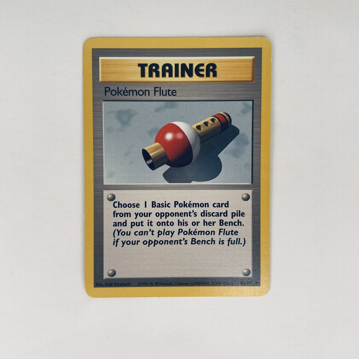 Pokemon Card Pokmon Flute 86/102 Base Set Unlimited Uncommon NM Condition  | eBay