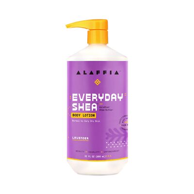 Everyday Shea Body Lotion 32 Fl Oz Deeply Nourishing Fair Trade Lavender Lemo...