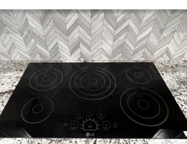 LG LCE3610SB 36 inch Electric Cooktop 48231317122 eBay
