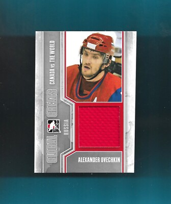 ALEXANDER OVECHKIN-WASHINGTON! 2011 ITG GLOBAL GREATS JERSEY GG-26 EXCEPTIONAL!