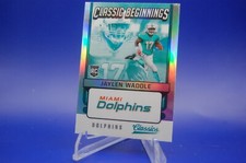 Jaylen Waddle 2021 Panini Classics RC #CB-JW Classic Beginnings Silver Prizm