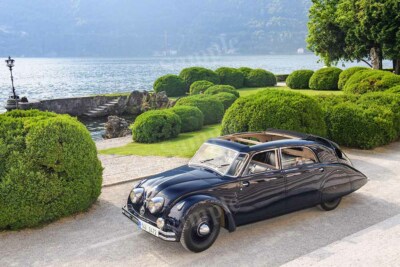 Retro 1934-35 Tatra T77 Blue Metallic High Res Wall Decor Print Photo Poster