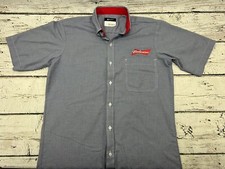 Budweiser Bud Light Anheuser-Busch Men's Button Front Workers Uniform Shirt - M