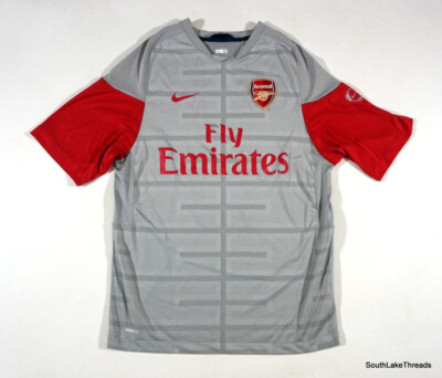 Nike Dri-Fit Arsenal Soccer Fly Emirates Jersey Men's Size Medium
