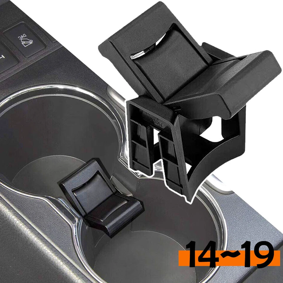Console Cup Drink Holder Divider Insert For Toyota Kluger 14-19 Accessories Part